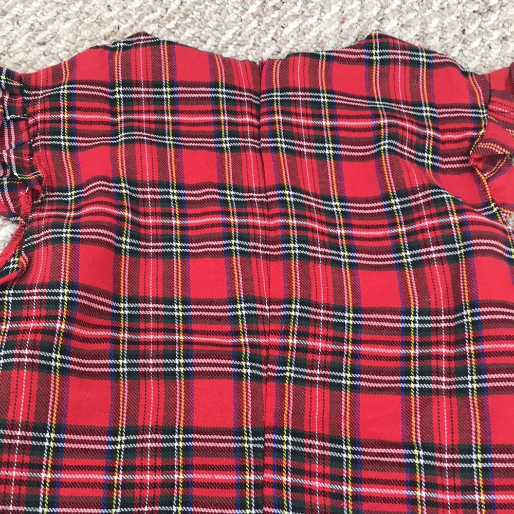 Women’s Red Plaid Dress - Picture 5 of 5